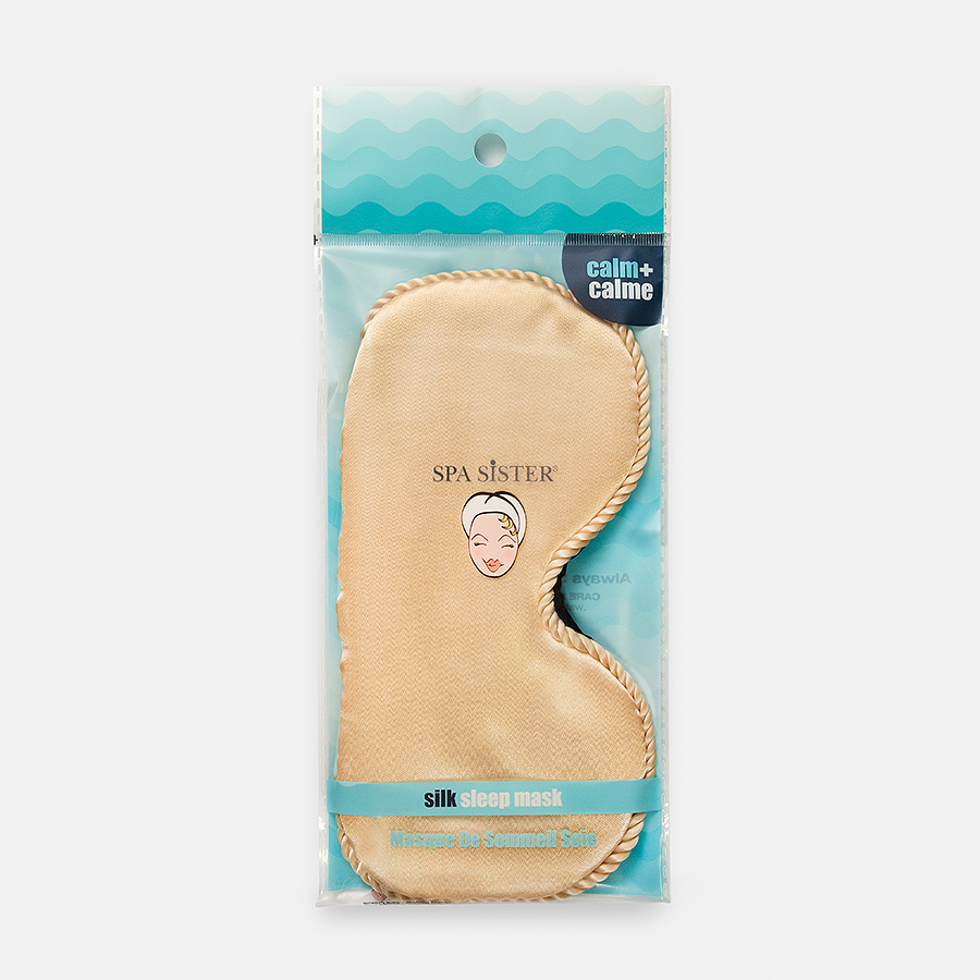 Bath Accessories Company - Silk Sleep Mask: Beige