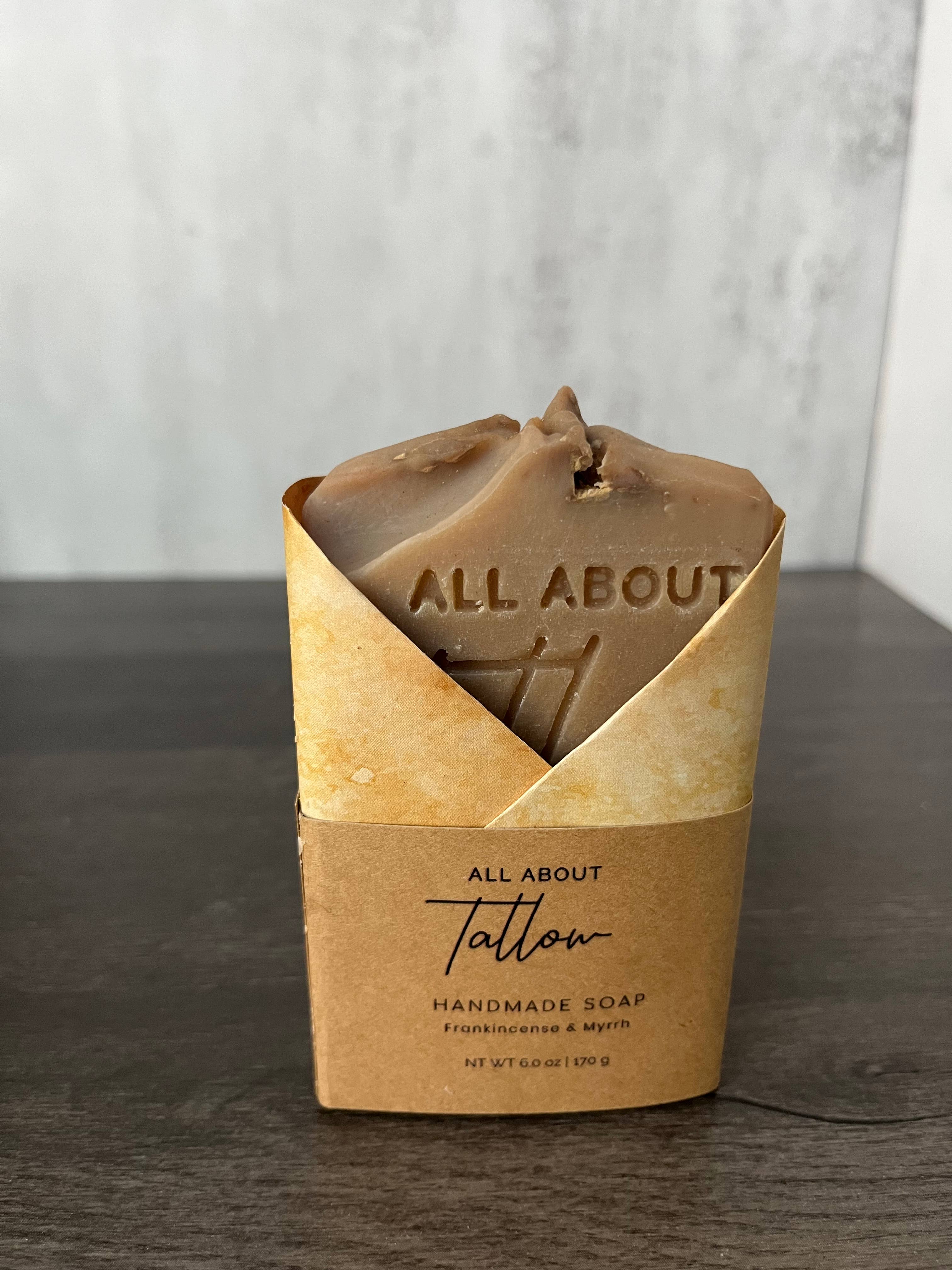 Handcrafted Tallow Soap: Lemongrass & Lime