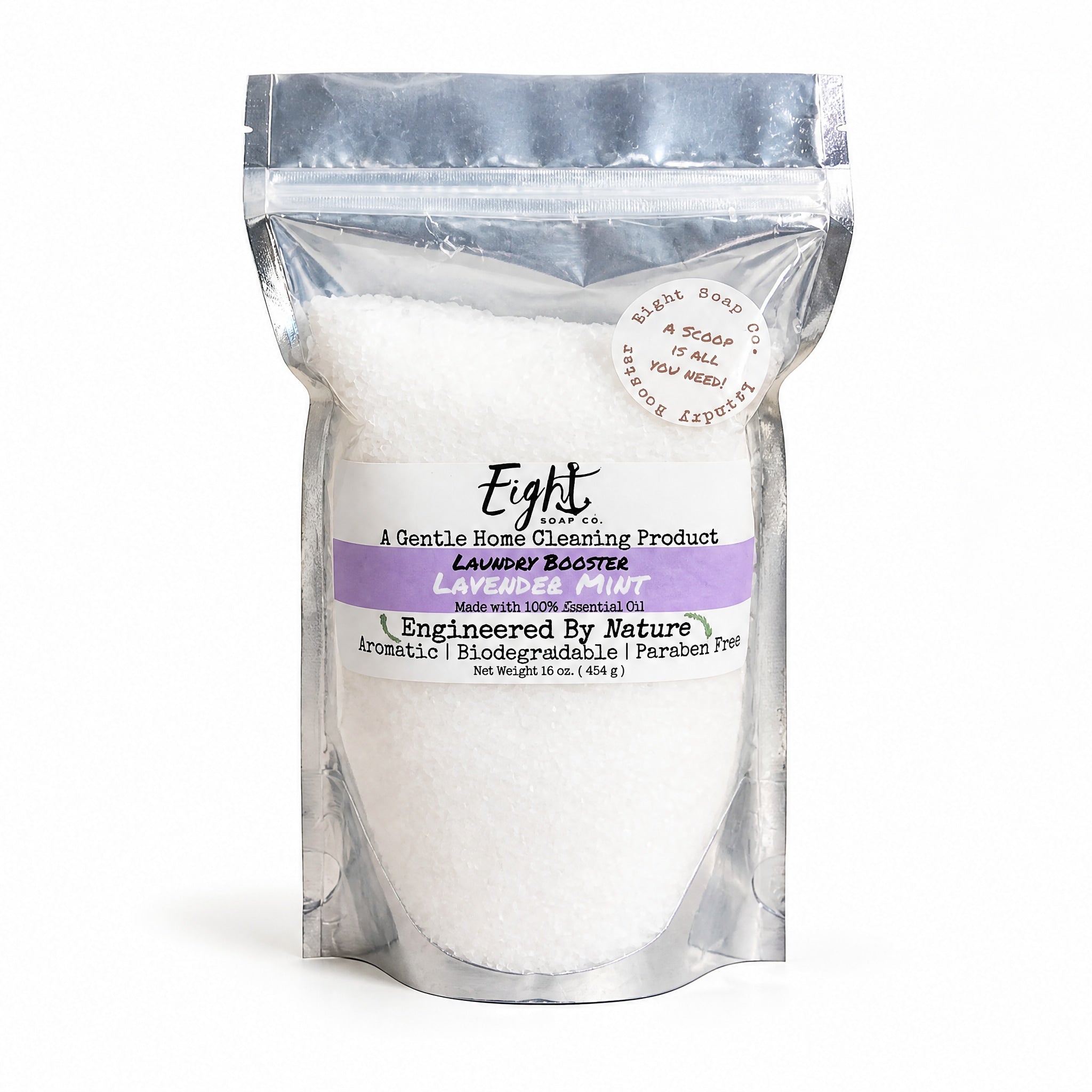 Eight Soap Co. Laundry Booster by Eight Soap Co available from White Rock Soap Gallery in Dallas