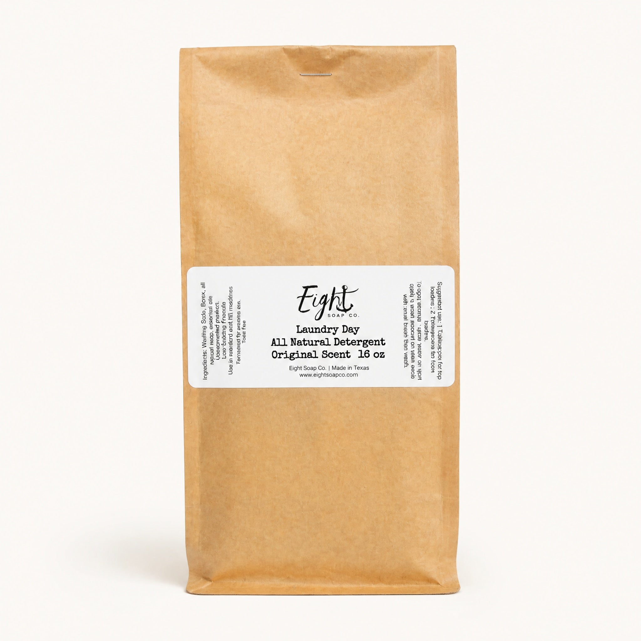 Eight Soap Co. Laundry Soap by Eight Soap Co available from White Rock Soap Gallery in Dallas