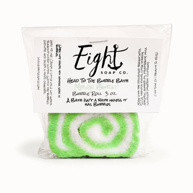 Eight Soap Co. Melon Burst Bubble Bar by Eight Soap Co available from White Rock Soap Gallery in Dallas