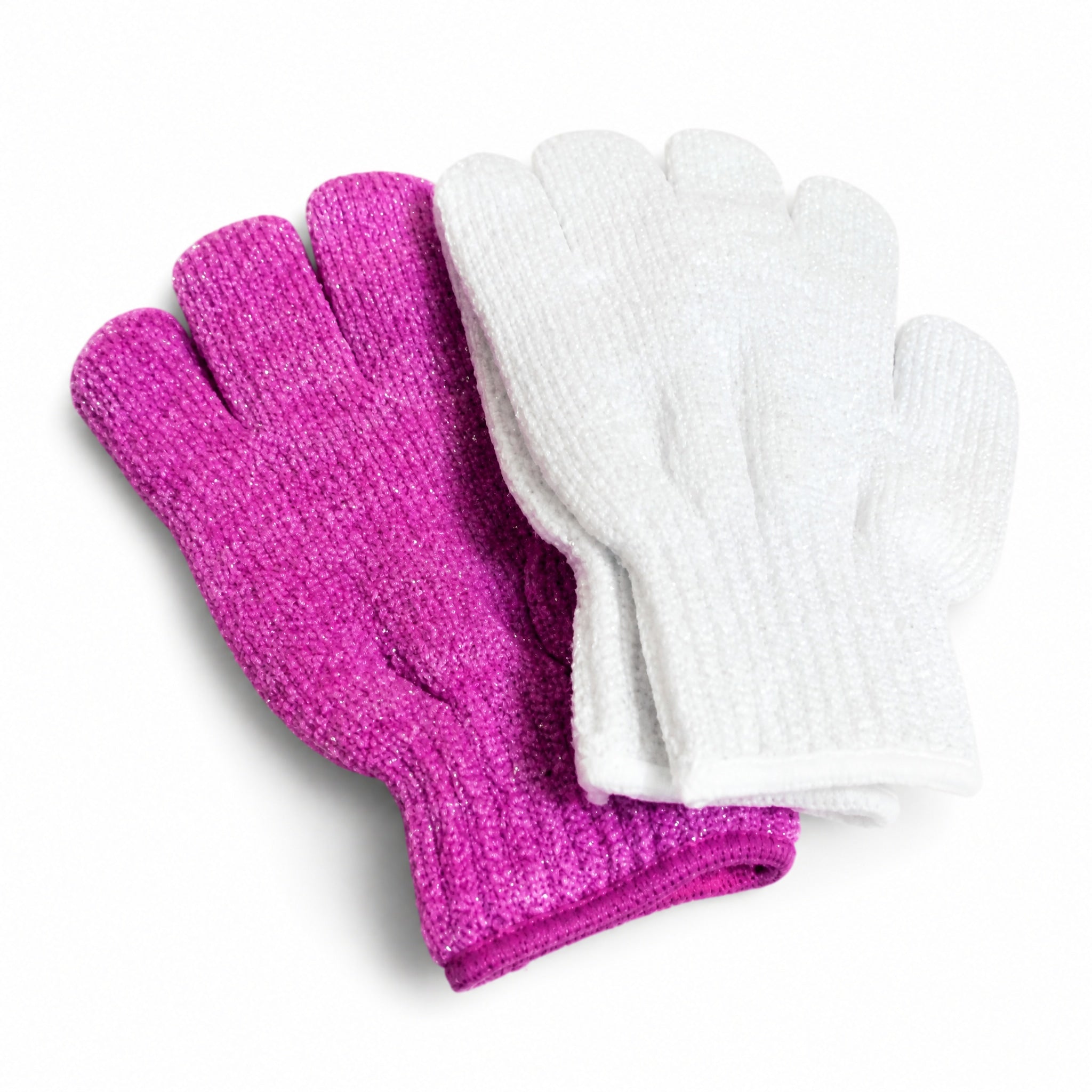 Exfoliating Bath Gloves by WRSG Accessories available from White Rock Soap Gallery in Dallas