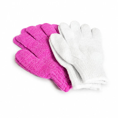 Exfoliating Bath Gloves by WRSG Accessories available from White Rock Soap Gallery in Dallas