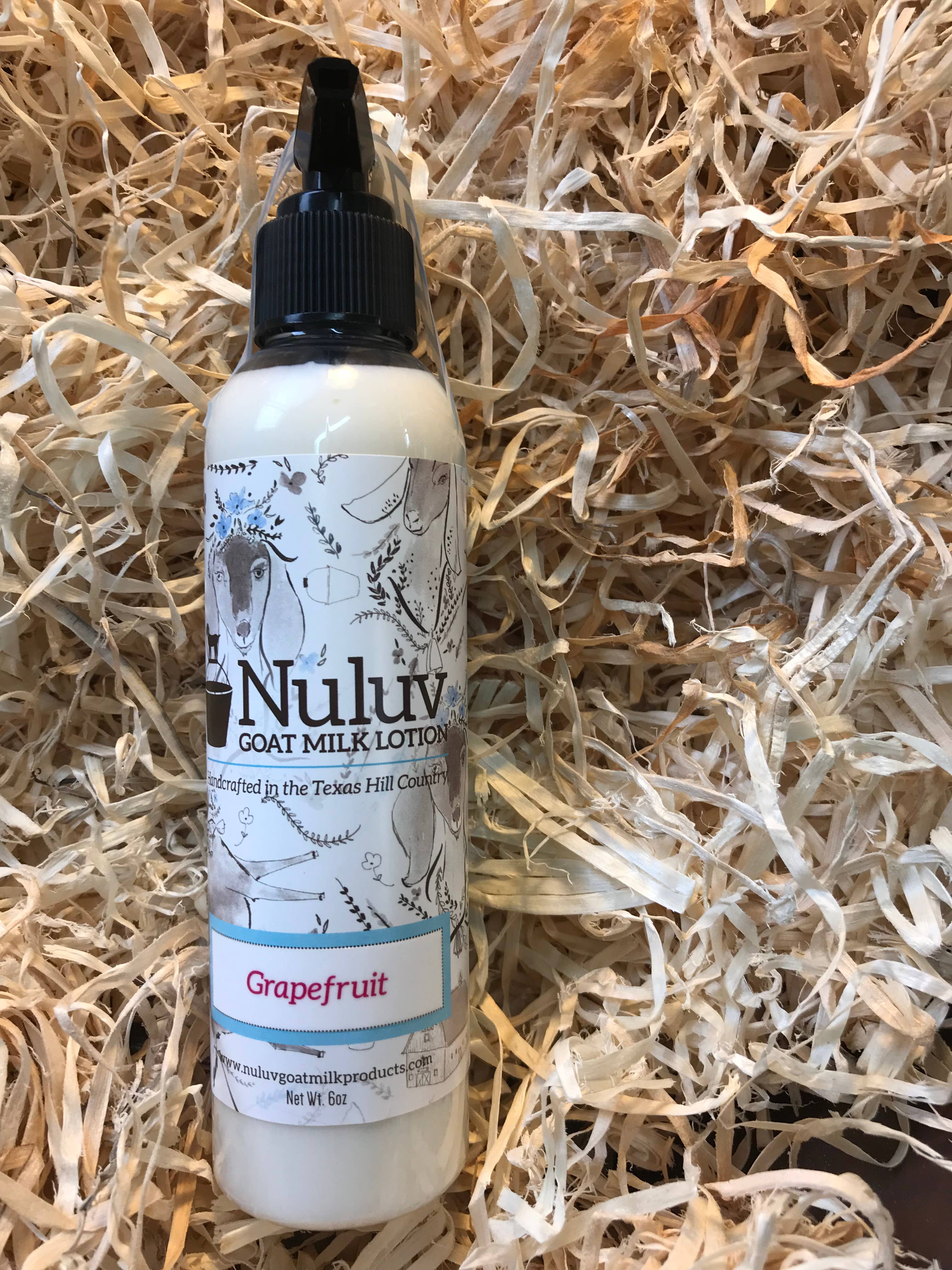 Nuluv Goat Milk Products - Nuluv Goat Milk Lotion 6-oz Pump: Lavender