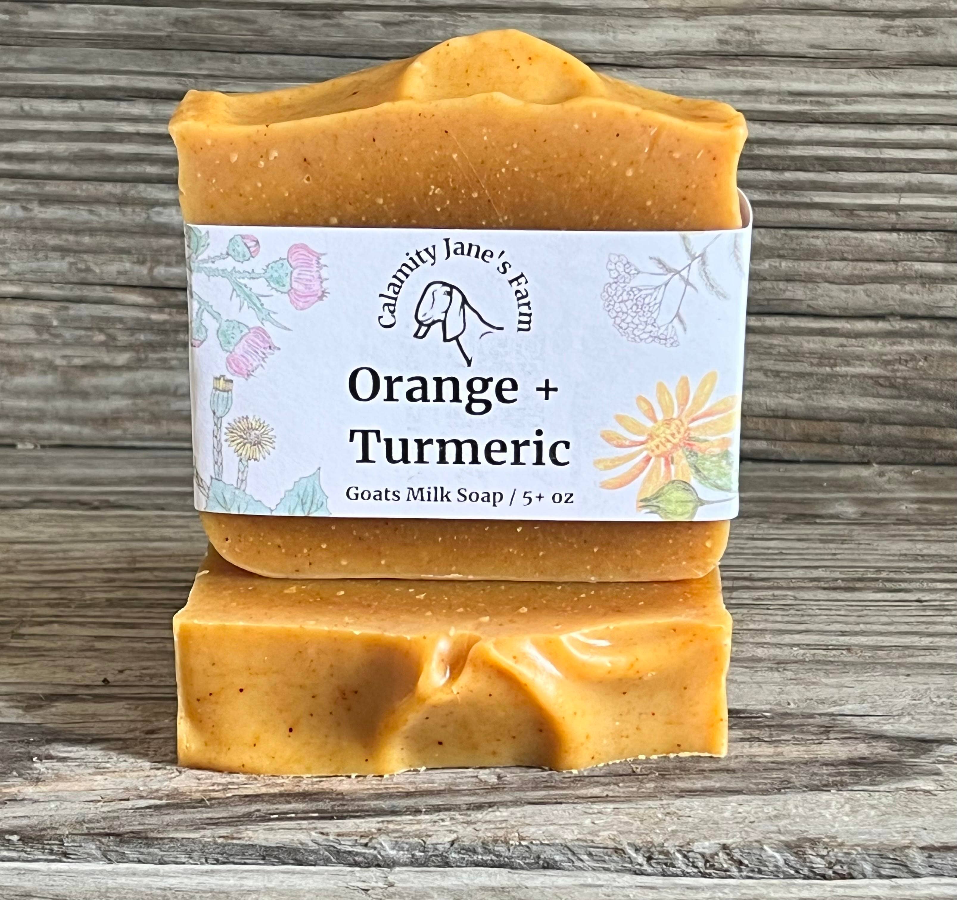 Calamity Jane’s Farm - Orange + Turmeric Goat Milk Soap