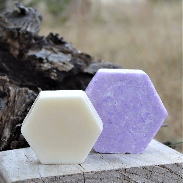 Sheepish Grins - Solid Shower Bars and Conditioner Bars: Lemon Lavender / Set of Both