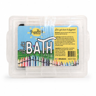 Fizz Bizz LLC - It's time to draw the bath! Bath Crayons by Fizz Bizz LLC available from White Rock Soap Gallery in Dallas
