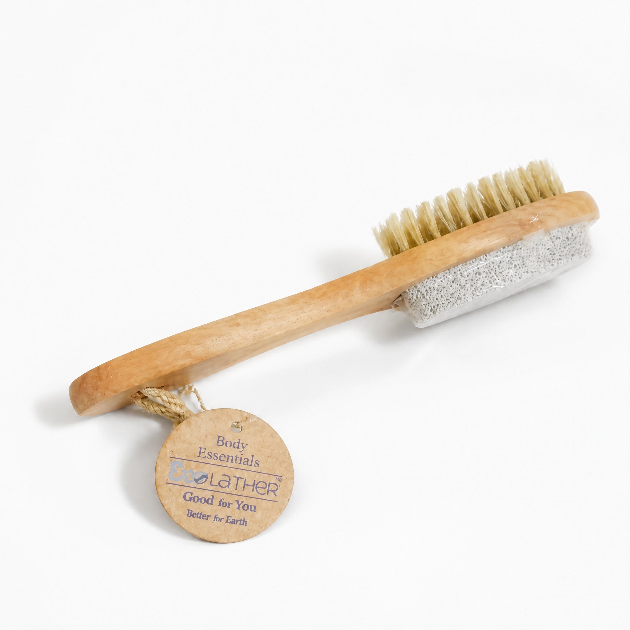 Handle Nail Brush with Natural Pumice Stone by WRSG Accessories available from White Rock Soap Gallery in Dallas