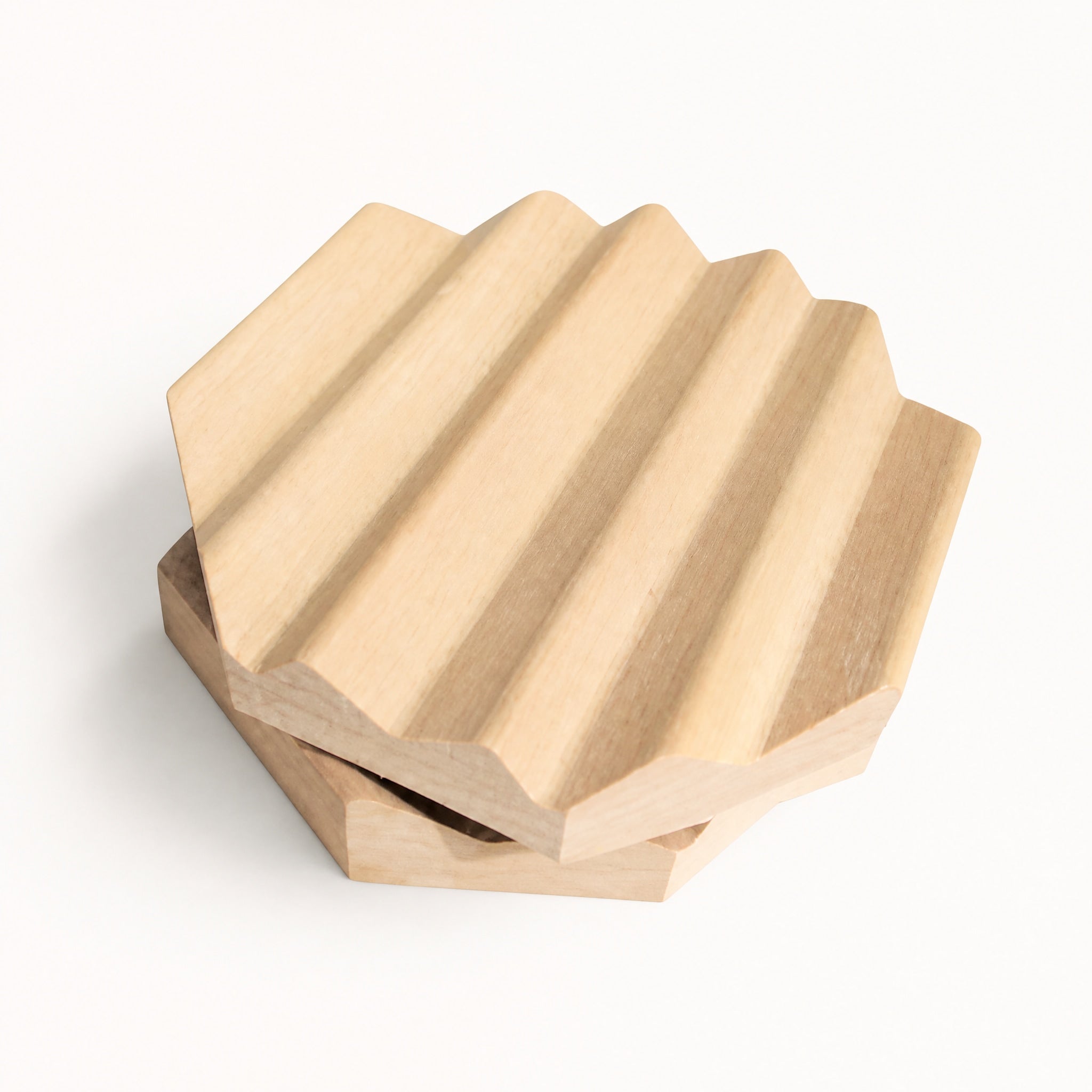 Howell's Products Round Wood Soap Dish by Howells Wood Products available from White Rock Soap Gallery in Dallas