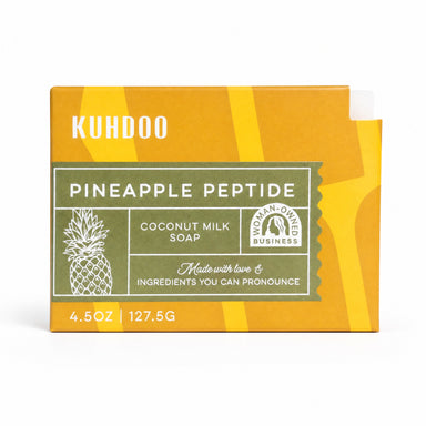 Kuhdoo Soap - Pineapple Peptide Bar Soap by Kuhdoo Soap available from White Rock Soap Gallery in Dallas