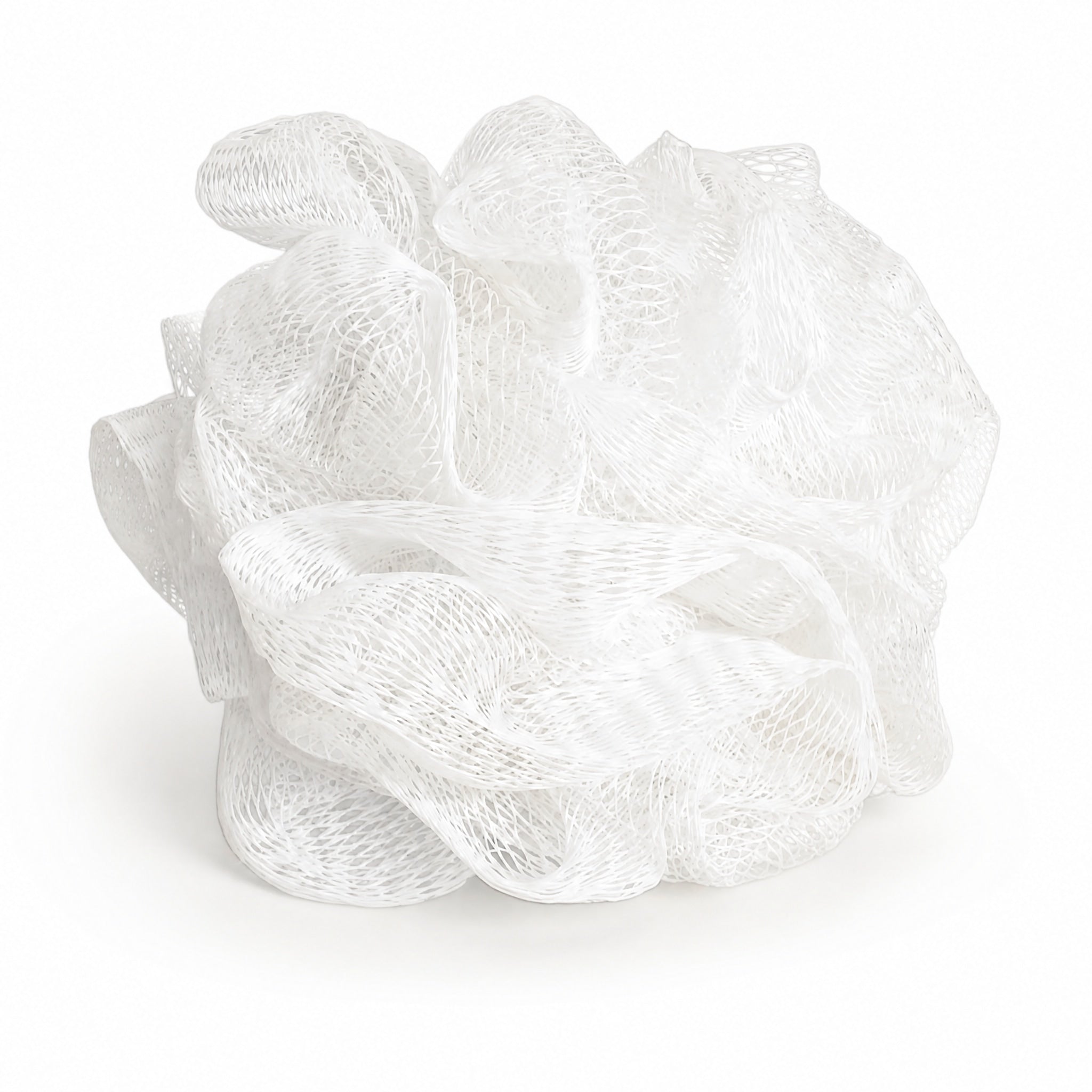 Large Mesh Pouf Sponge by WRSG Accessories available from White Rock Soap Gallery in Dallas