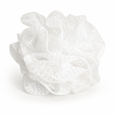 Large Mesh Pouf Sponge by WRSG Accessories available from White Rock Soap Gallery in Dallas