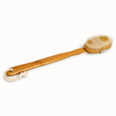 Long Handled Body Brush with Detachable Head by WRSG Accessories available from White Rock Soap Gallery in Dallas