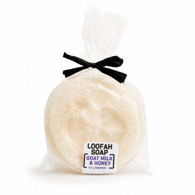 Loofah Soap - Goat's Milk with Lavender by Cobalt Soap available from White Rock Soap Gallery in Dallas