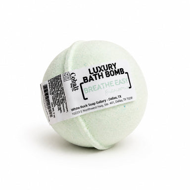 Luxury Eucalyptus Spa Bath Bomb by Cobalt Soap available from White Rock Soap Gallery in Dallas