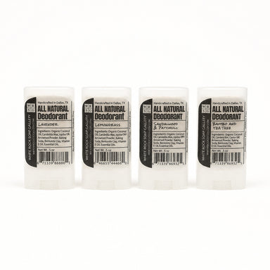 Mini Aluminum Free Deodorant by White Rock Soap Gallery available from White Rock Soap Gallery in Dallas
