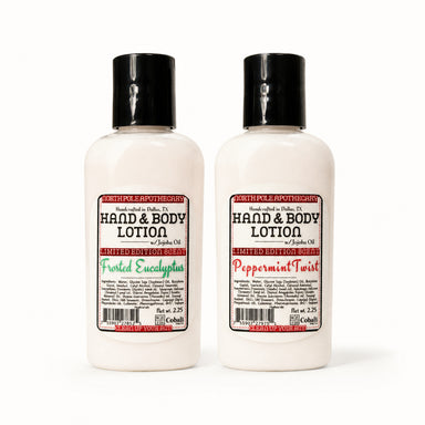 Mini Cobalt Soap Co. Holiday Hand & Body Lotion by Cobalt Soap available from White Rock Soap Gallery in Dallas
