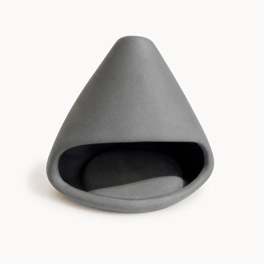 Modern Ceramic Palo Santo Holder – Black Pyramid by Everful available from White Rock Soap Gallery in Dallas