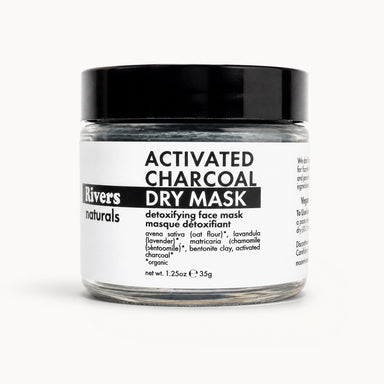 Moon Rivers Naturals Activated Charcoal Mask by Moon Rivers Naturals available from White Rock Soap Gallery in Dallas
