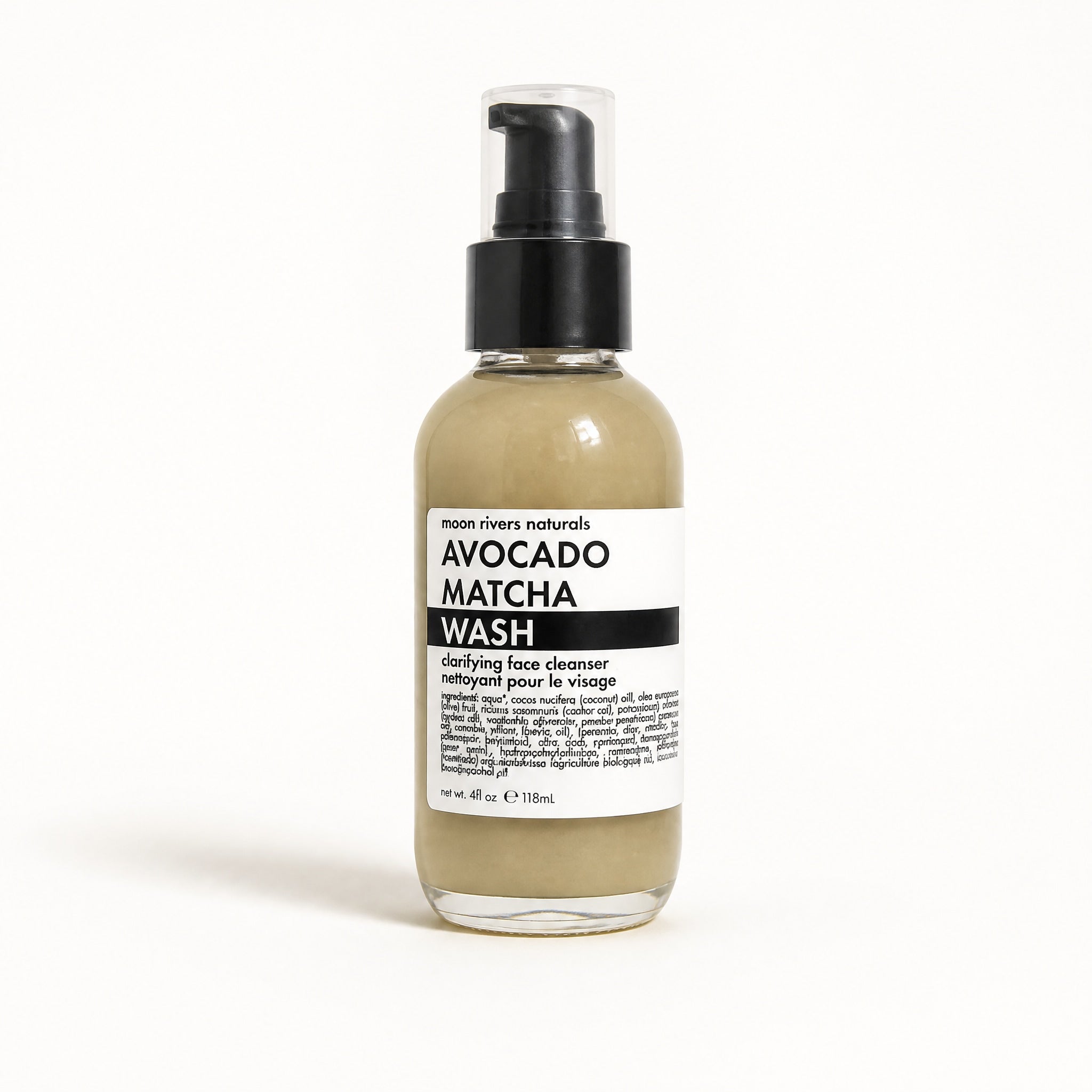 Moon Rivers Naturals Avocado Matcha Face Wash by Moon Rivers Naturals available from White Rock Soap Gallery in Dallas