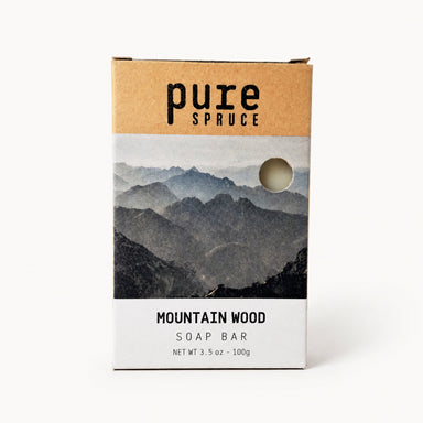 Mountain Wood | Natural Soap Bar by Pure Spruce available from White Rock Soap Gallery in Dallas