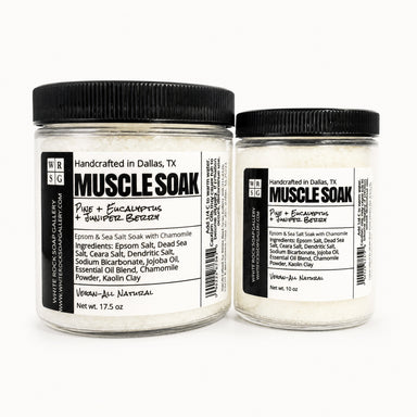 Muscle Soak by White Rock Soap Gallery available from White Rock Soap Gallery in Dallas