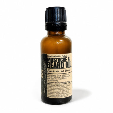 Mustache & Beard Oil by White Rock Soap Gallery available from White Rock Soap Gallery in Dallas