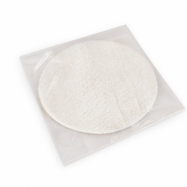 Natural Loofah Pad 3.5in by WRSG Accessories available from White Rock Soap Gallery in Dallas