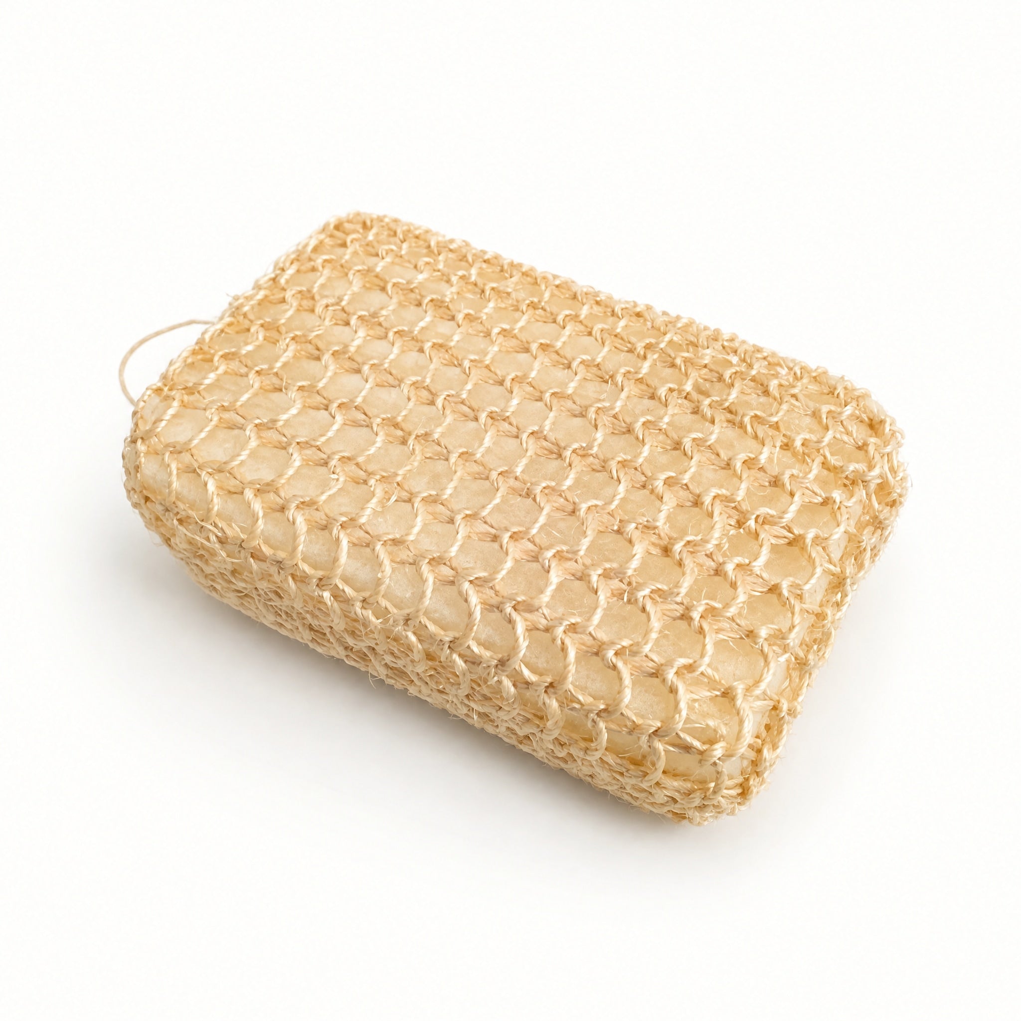 Natural Sisal Exfoliating Block by Everful available from White Rock Soap Gallery in Dallas