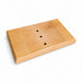 Natural Wood Bamboo Soap Dish Large Rectangle by WRSG Accessories available from White Rock Soap Gallery in Dallas