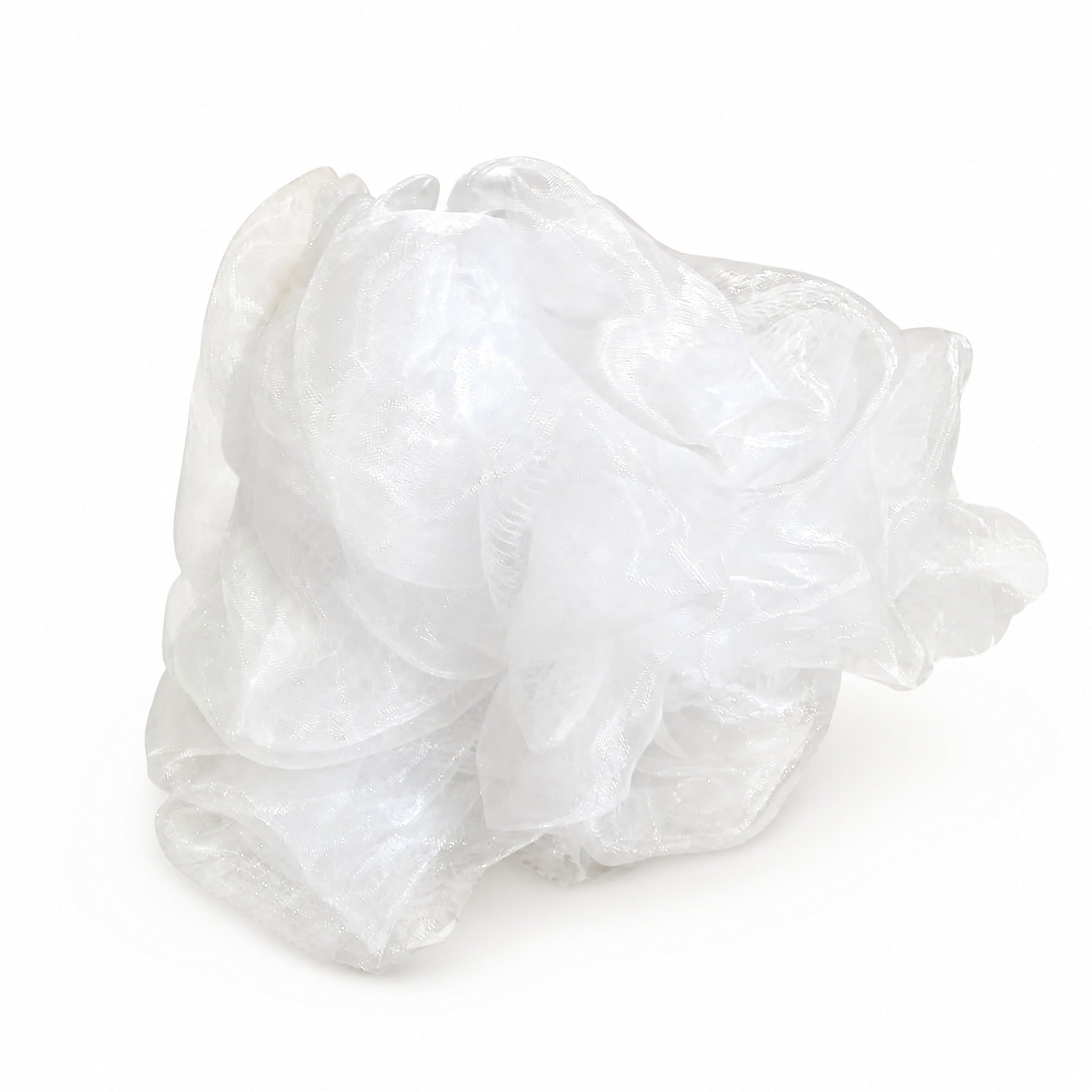 Organza Mesh Pouf Sponge by WRSG Accessories available from White Rock Soap Gallery in Dallas