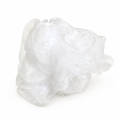 Organza Mesh Pouf Sponge by WRSG Accessories available from White Rock Soap Gallery in Dallas
