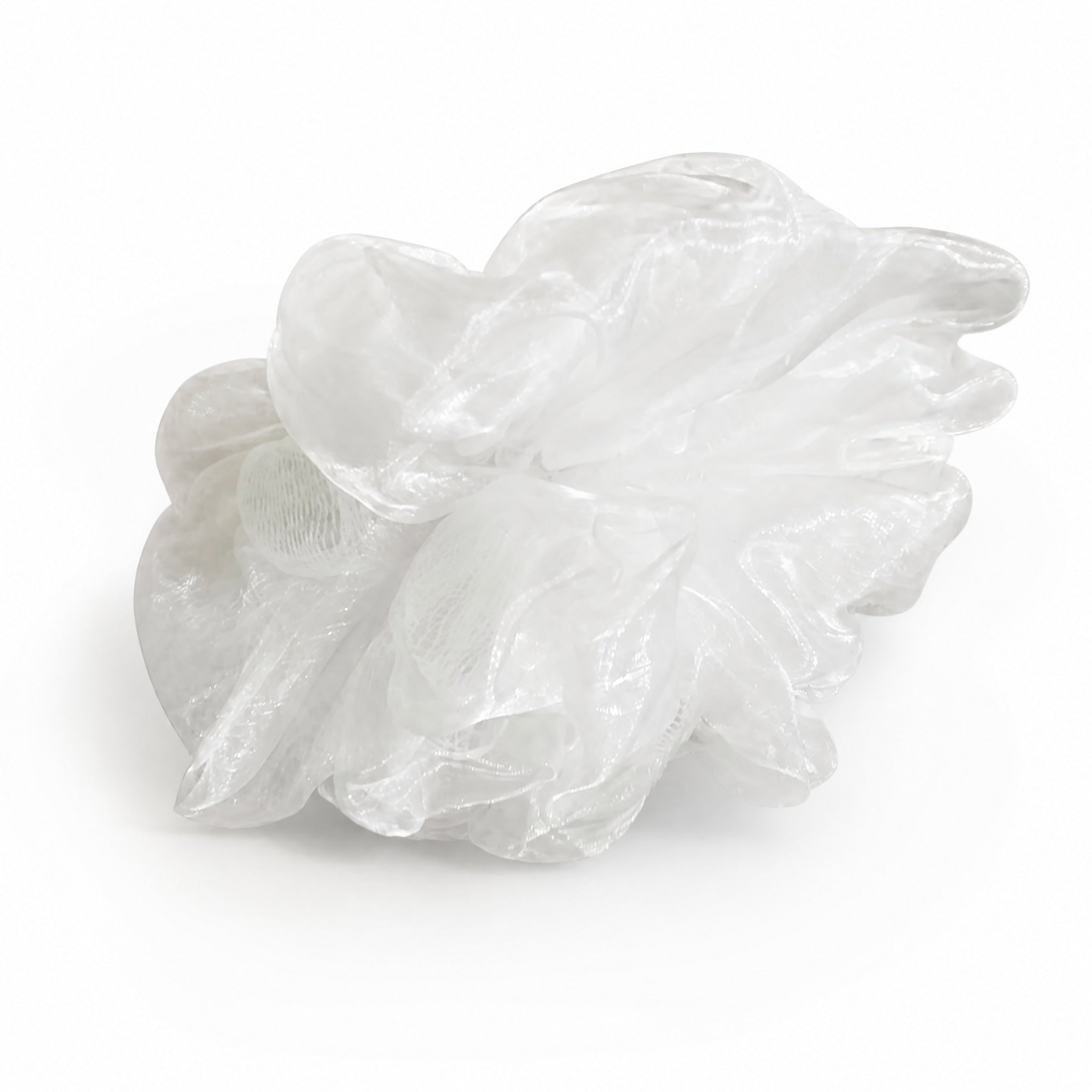 Organza Mesh Pouf Sponge by WRSG Accessories available from White Rock Soap Gallery in Dallas