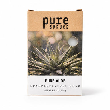 Pure Aloe | Natural Fragrance Free Soap Bar by Pure Spruce available from White Rock Soap Gallery in Dallas