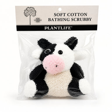Ramie Cow Bath Scrubby by Plantlife available from White Rock Soap Gallery in Dallas