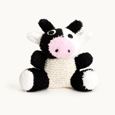 Ramie Cow Bath Scrubby by Plantlife available from White Rock Soap Gallery in Dallas