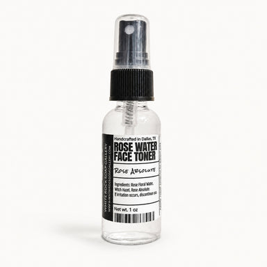 Rose Water Facial Toner- Travel Size by White Rock Soap Gallery available from White Rock Soap Gallery in Dallas