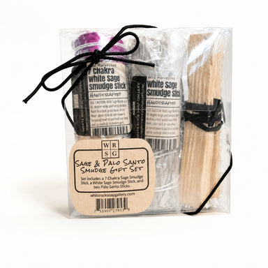 Sage & Palo Santo Smudge Gift Set by White Rock Soap Gallery available from White Rock Soap Gallery in Dallas