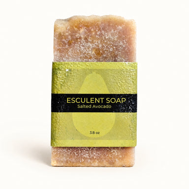 Salted Avocado Soap by Esculent Soap available from White Rock Soap Gallery in Dallas