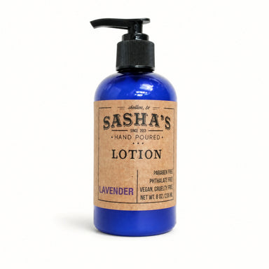 Sasha's Hand Poured Lotion by Sasha's Hand Poured Bath and Body available from White Rock Soap Gallery in Dallas