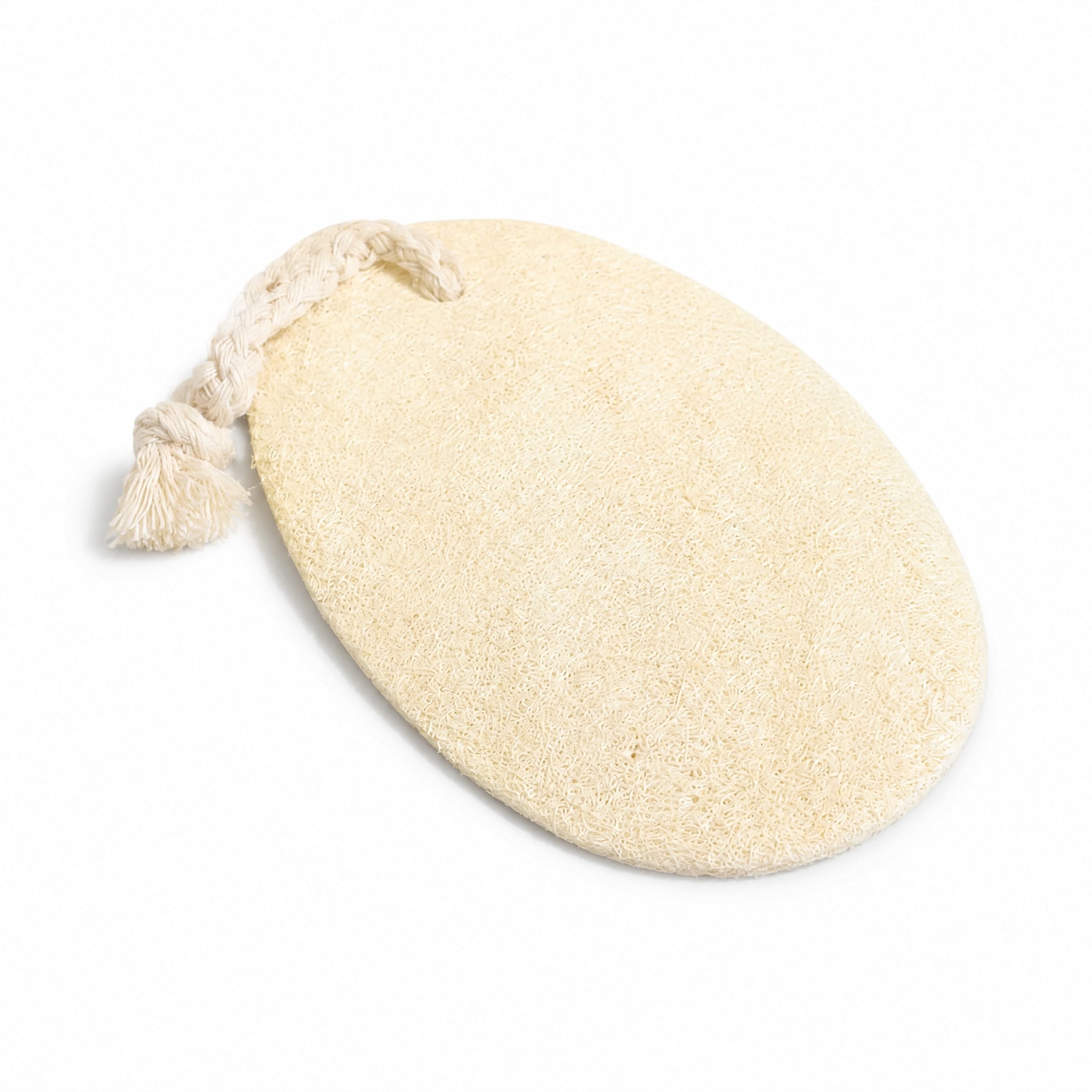 Single Loofah Slice with Loop by Everful available from White Rock Soap Gallery in Dallas