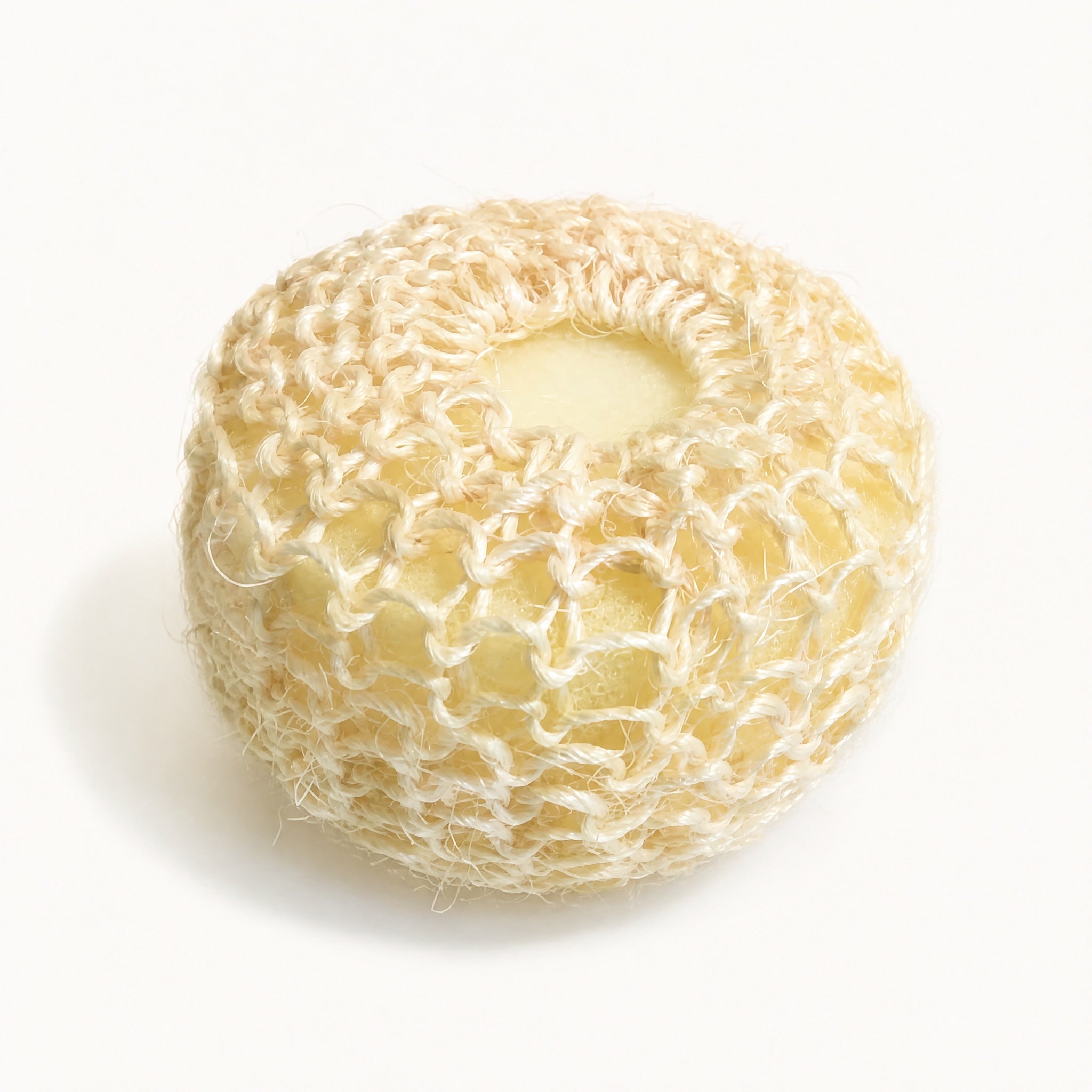 Sisal Sphere by Everful available from White Rock Soap Gallery in Dallas