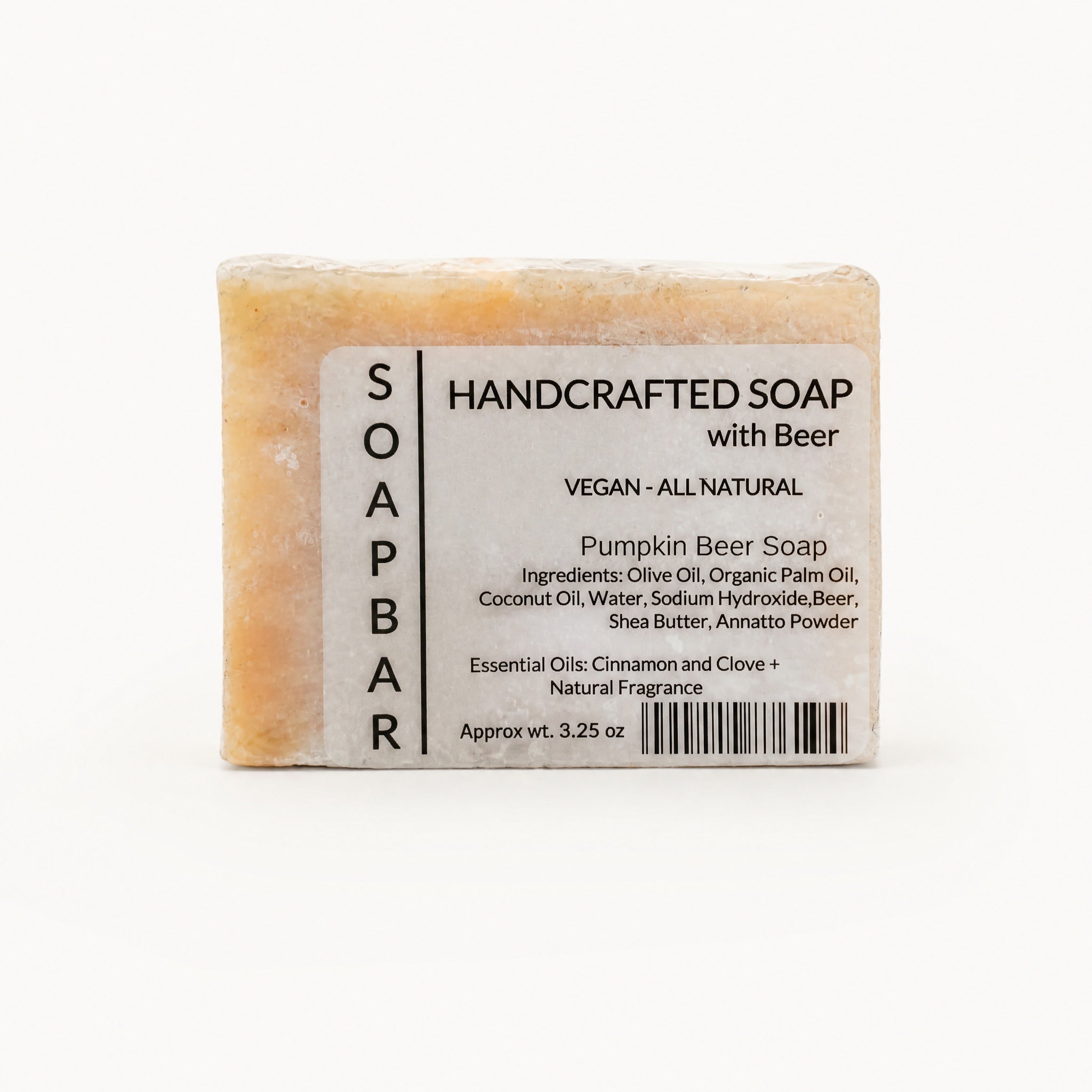 SOAP BAR HANDCRAFTED SOAP Pumpkin Beer Soap by SOAP BAR available from White Rock Soap Gallery in Dallas