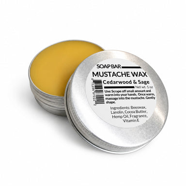 SOAP BAR Mustache Wax by SOAP BAR available from White Rock Soap Gallery in Dallas