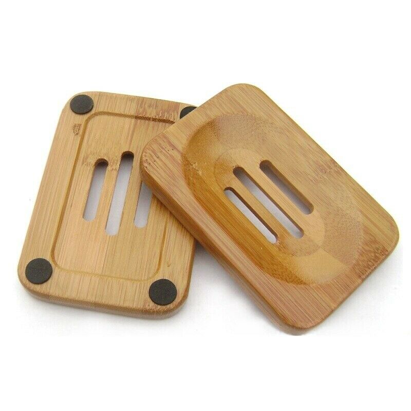 Bamboo Soap Dish Rectangular