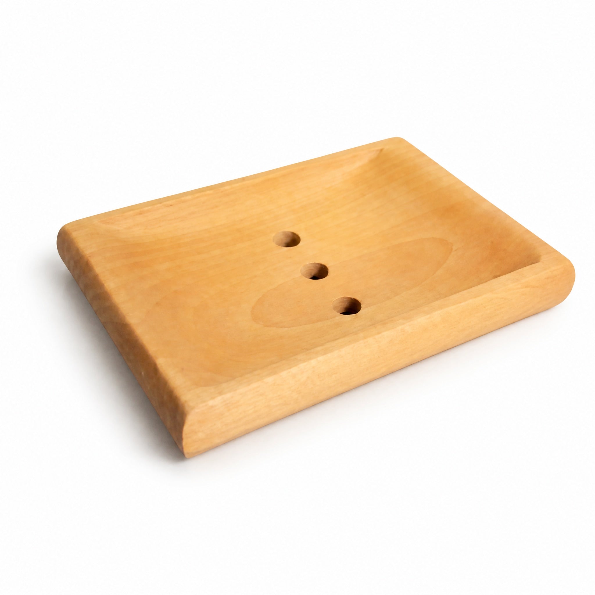 Solid Soap Dish With Drainage Holes by WRSG Accessories available from White Rock Soap Gallery in Dallas