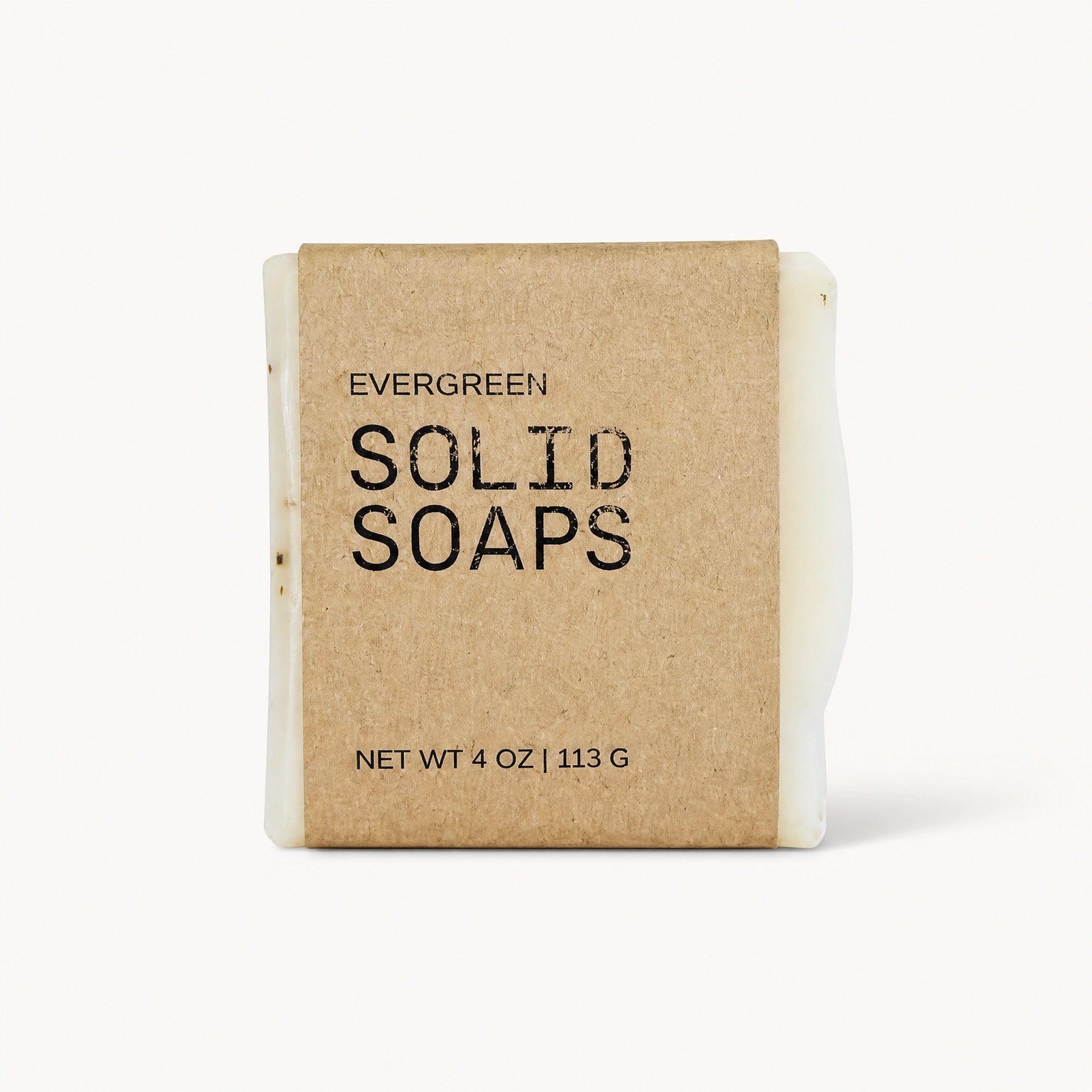 Solid Soaps - Evergreen Vegan Soap by Solid Soaps available from White Rock Soap Gallery in Dallas