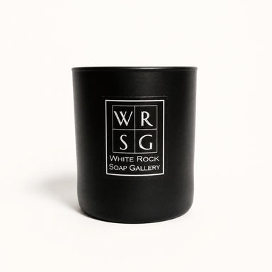 Soy Wax Candle 13.5 oz Black Jar by White Rock Soap Gallery available from White Rock Soap Gallery in Dallas