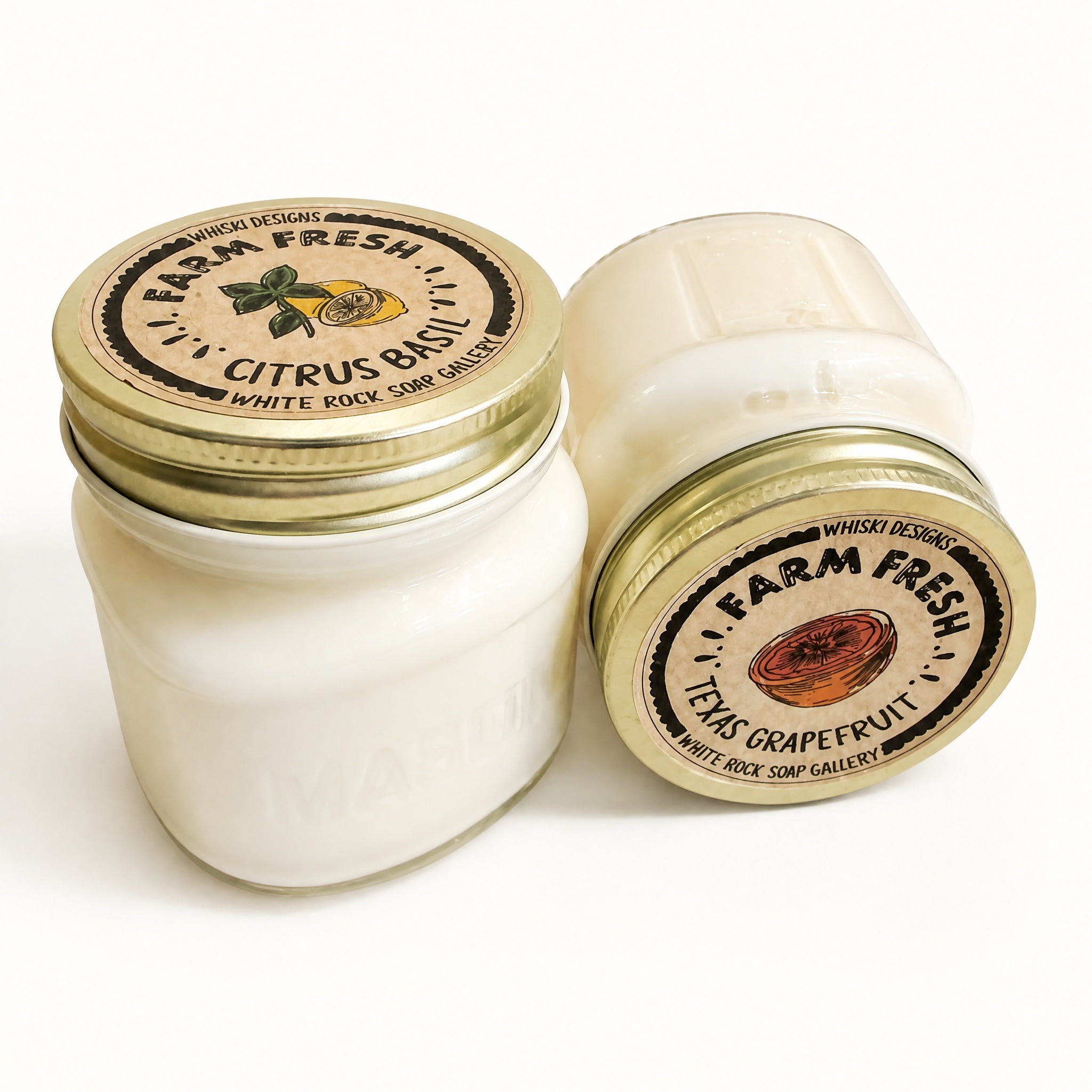 Soy Wax Candle - Whiski Farm Fresh by White Rock Soap Gallery available from White Rock Soap Gallery in Dallas