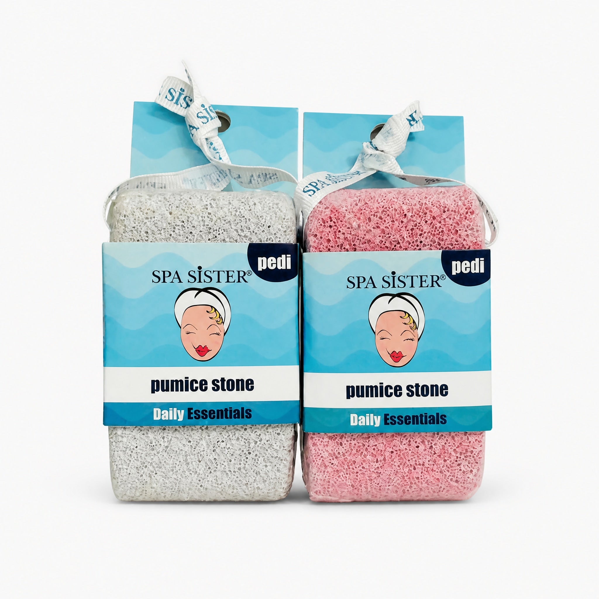 Spa Sister Curved Pumice Stone by Bath Accessories Company available from White Rock Soap Gallery in Dallas